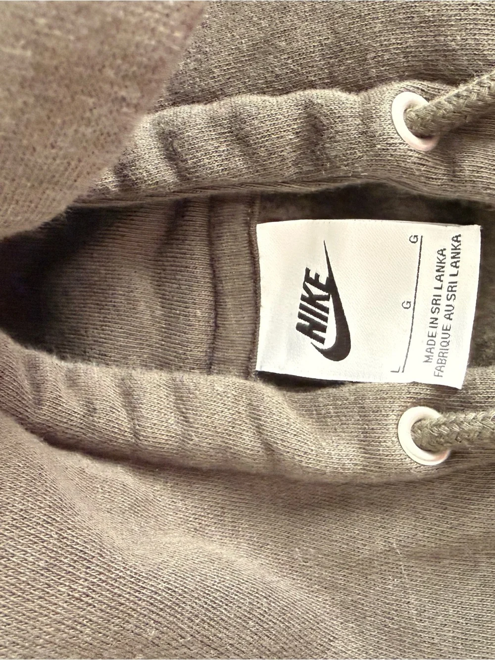 Nike Washed Black Zip-Up Hoodie - Picture 2 of 2